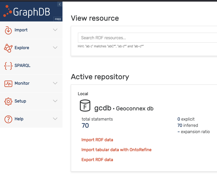 Query the graph database